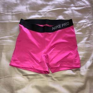 Nike pro spandex —black / pink